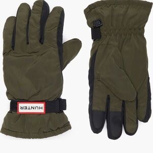 Hunter Womens Green Gloves